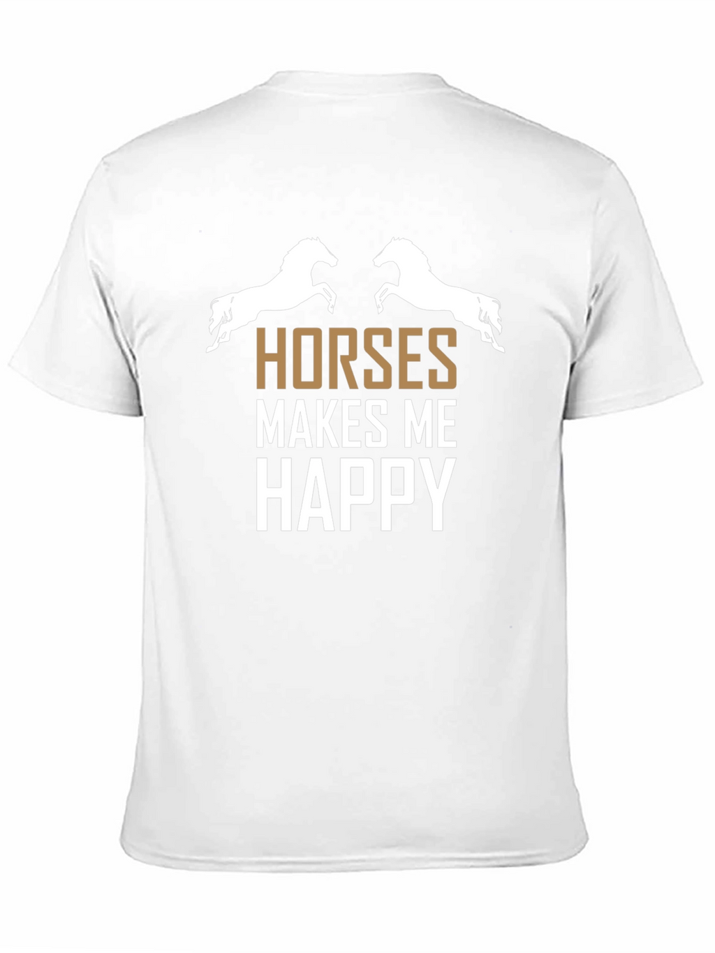 Horses Make Me Happy Graphic Tee