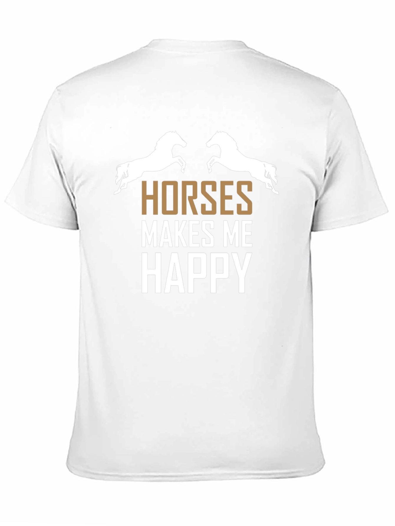 Horses Make Me Happy Graphic Tee