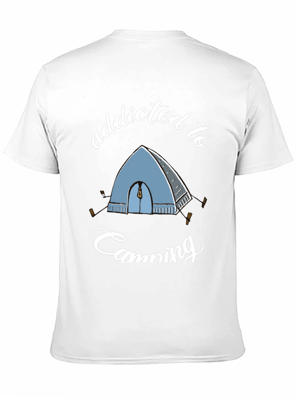 Addicted to Camping Graphic Tee - Black