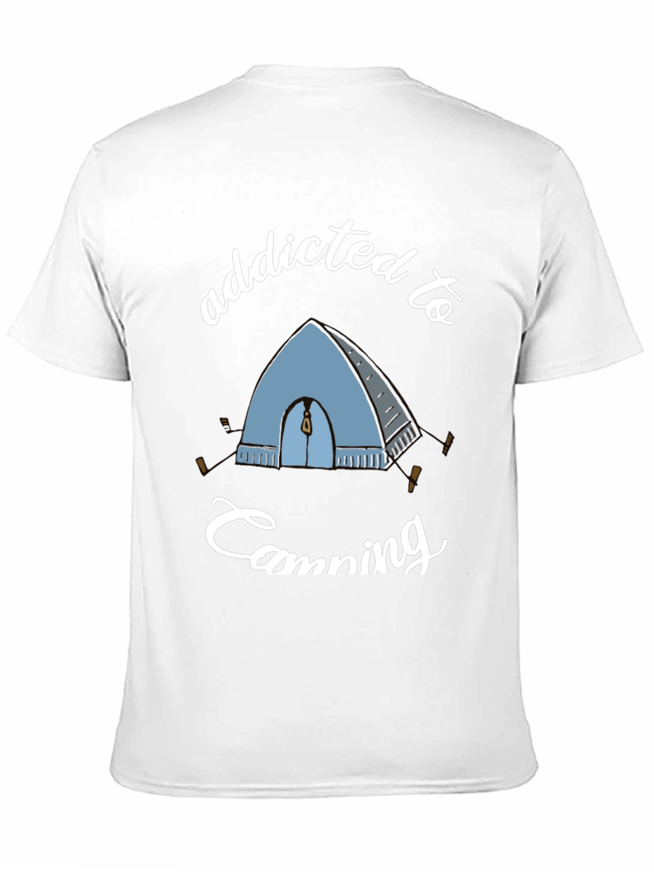Addicted to Camping Graphic Tee - Black