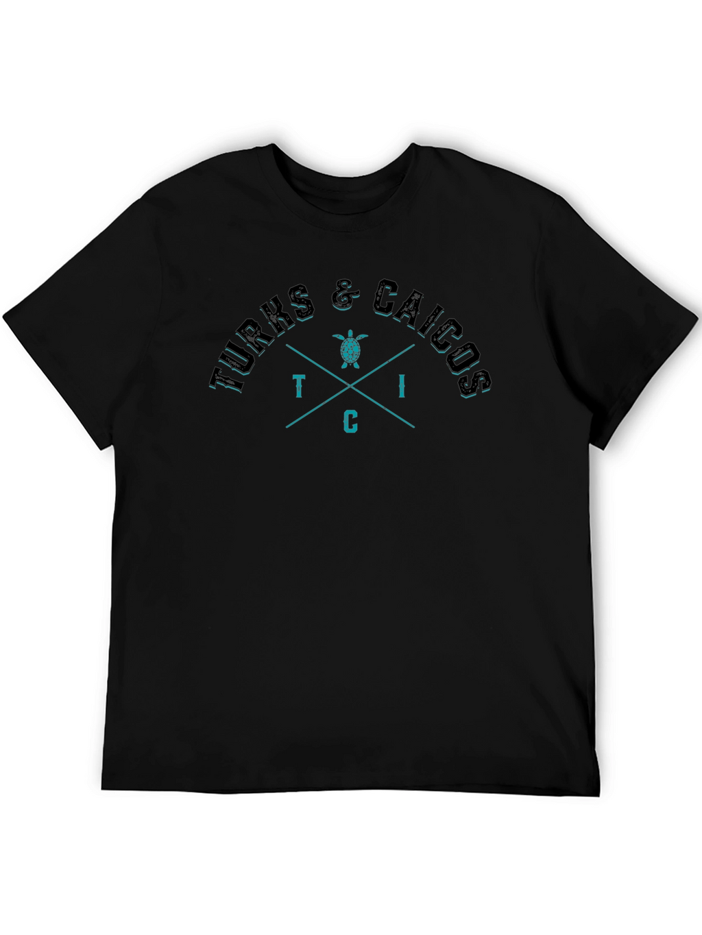 Turks & Caicos Graphic Tee - Black