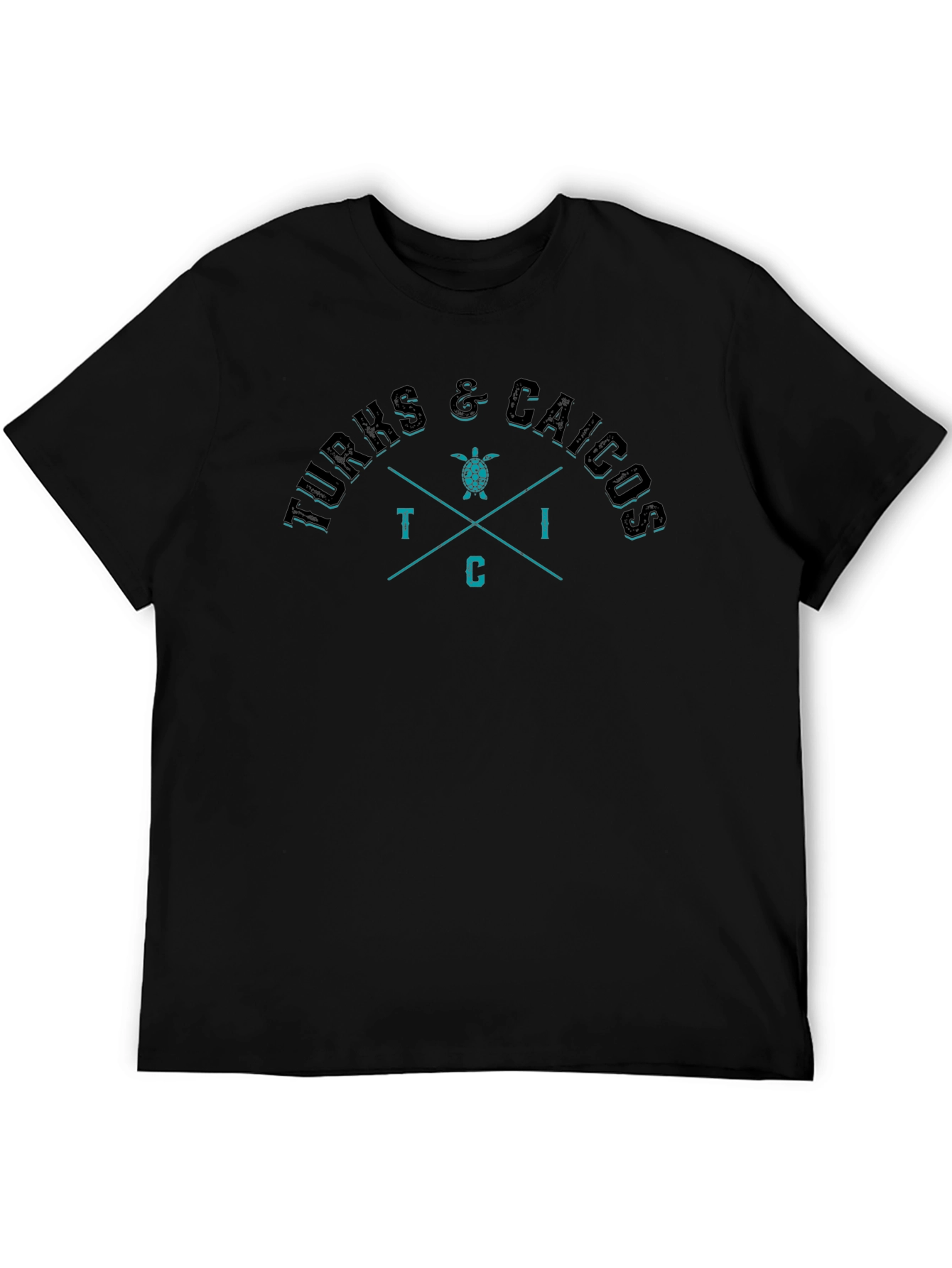 Turks & Caicos Graphic Tee - Black