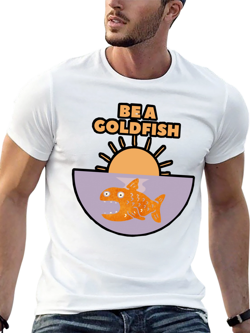 Be a Goldfish Graphic T-Shirt