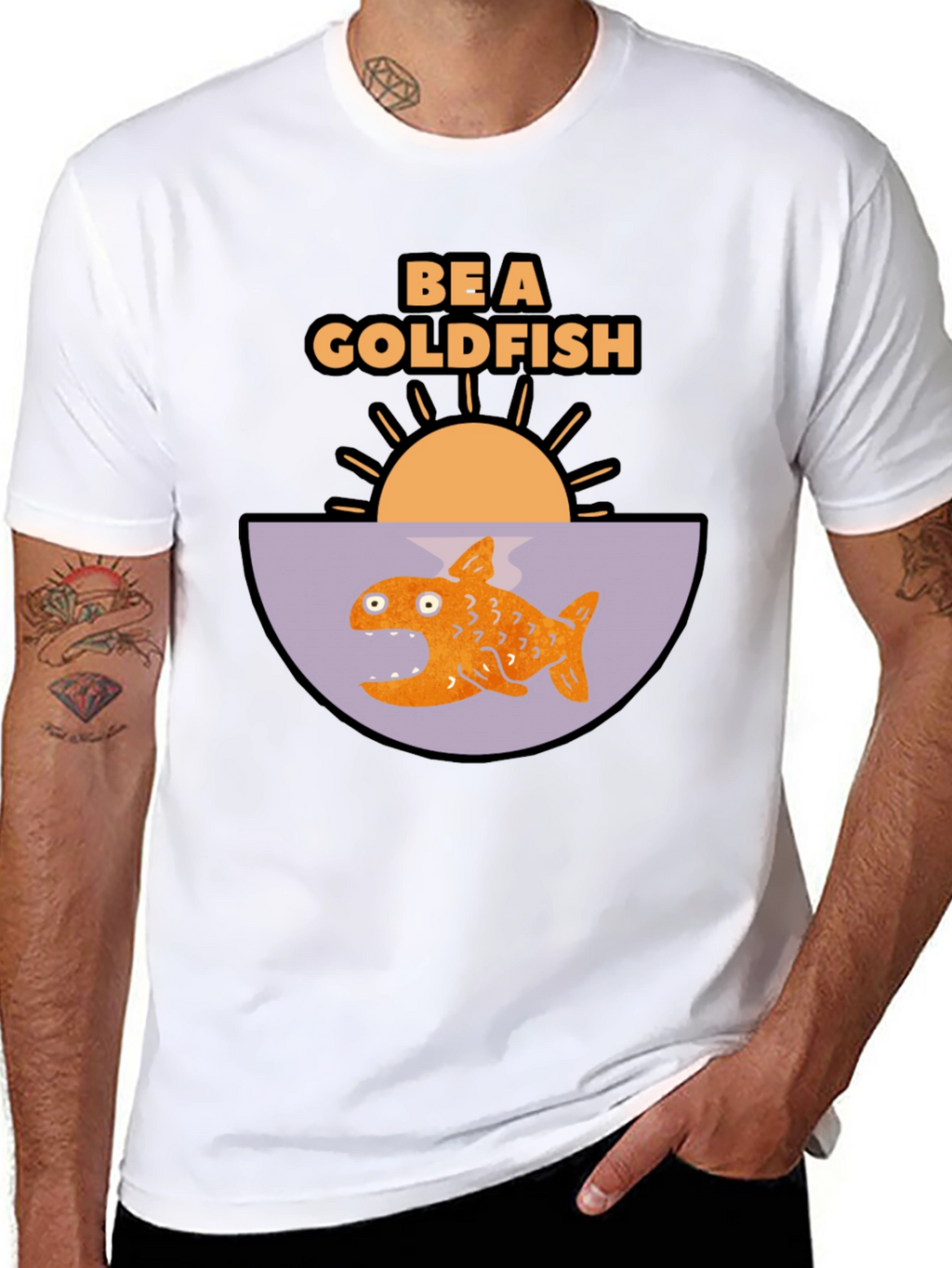 Be a Goldfish Graphic T-Shirt