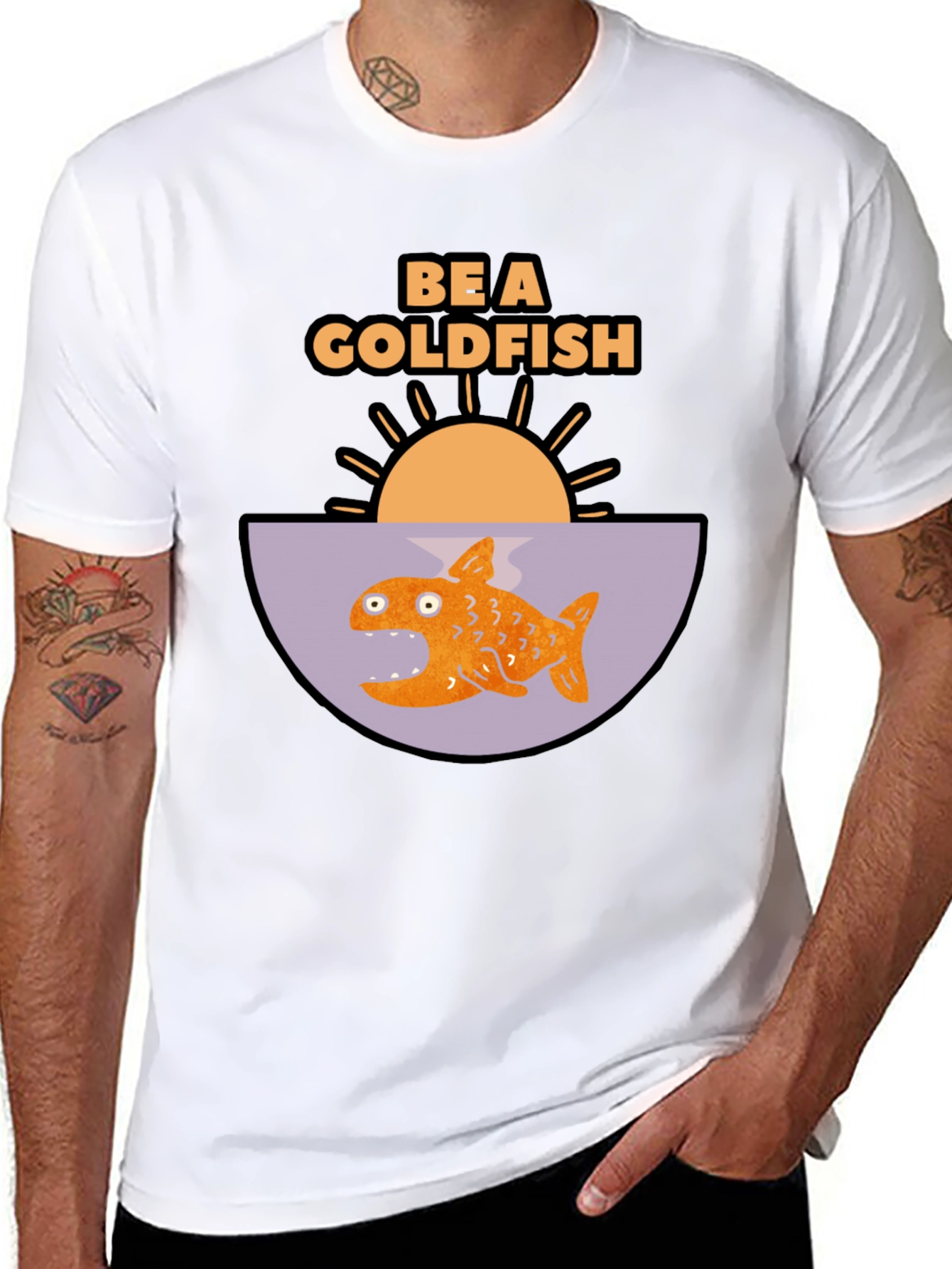 Be a Goldfish Graphic T-Shirt