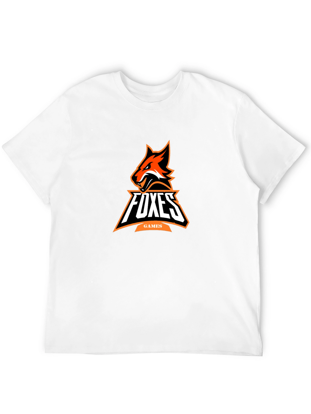 Foxes Games Black Graphic Tee