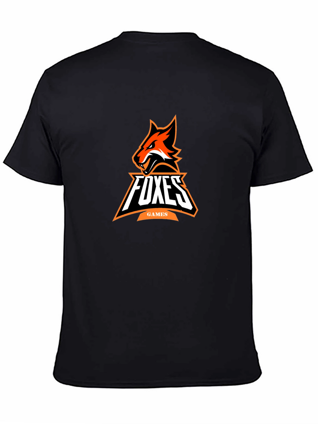 Foxes Games Black Graphic Tee