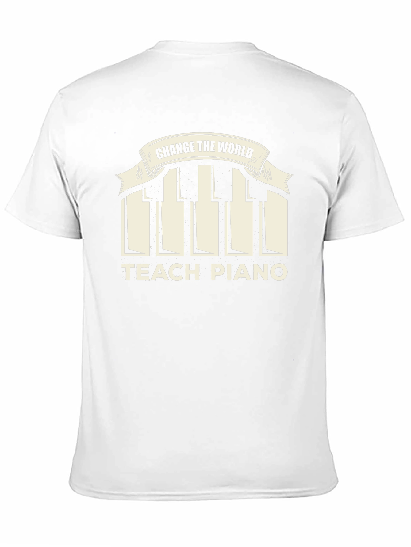 Change the World Teach Piano T-Shirt