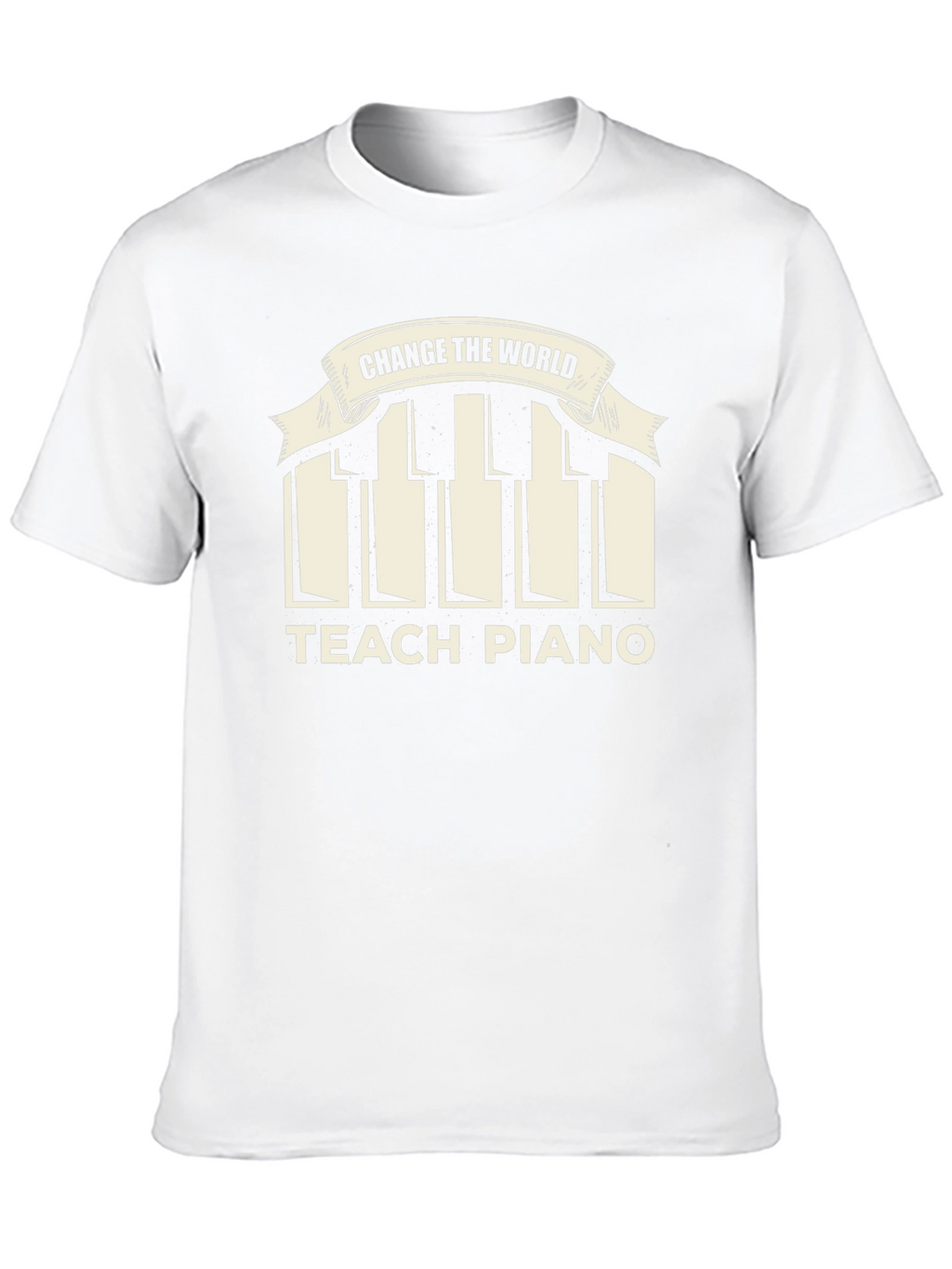 Change the World Teach Piano T-Shirt