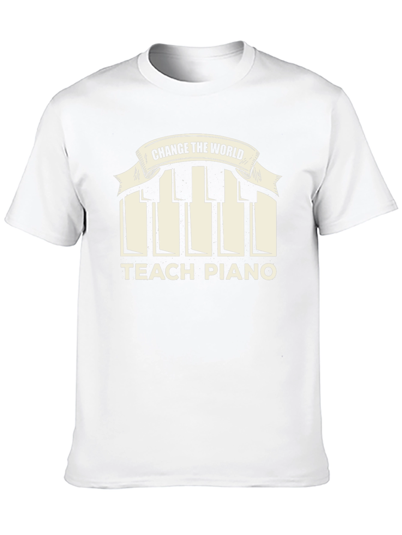 Change the World Teach Piano T-Shirt
