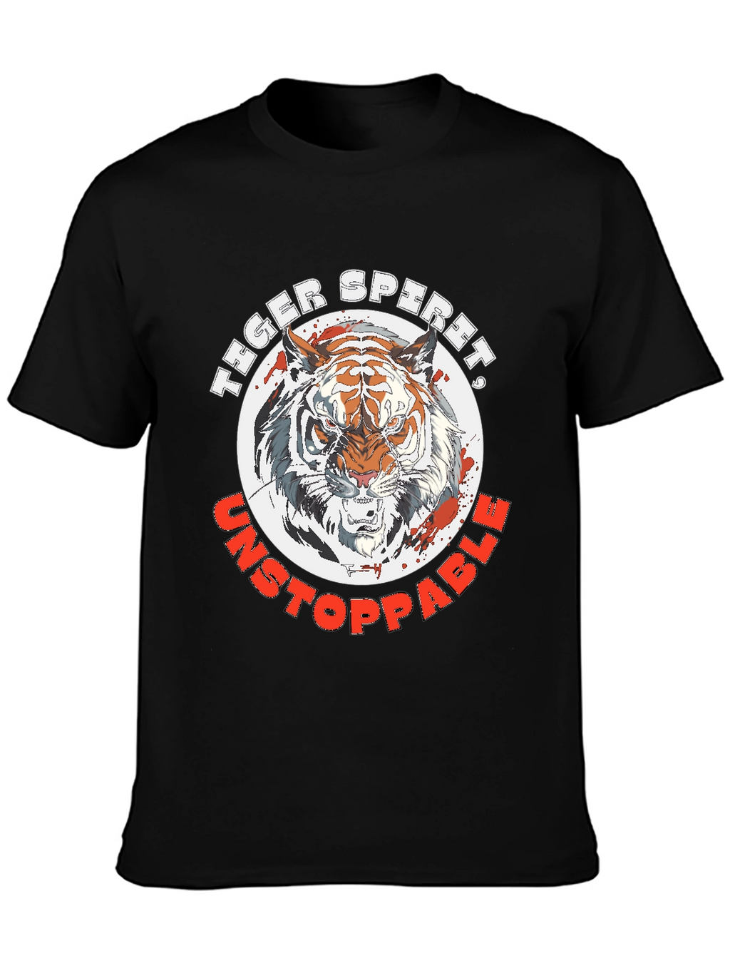 Tiger Spirit T-Shirt - Unstoppable Graphic Tee