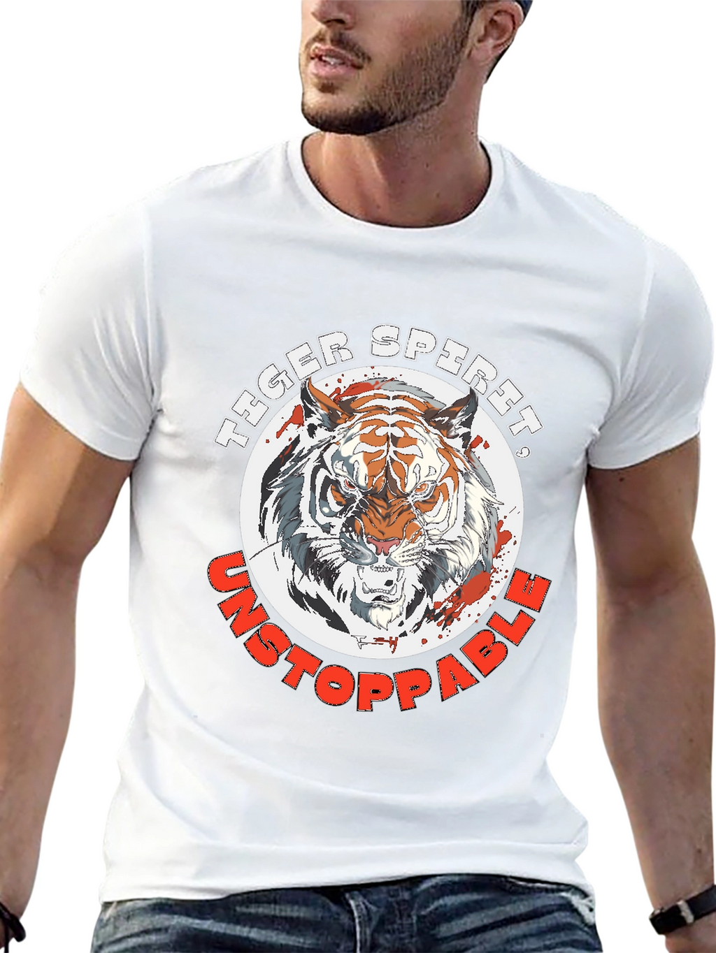 Tiger Spirit T-Shirt - Unstoppable Graphic Tee