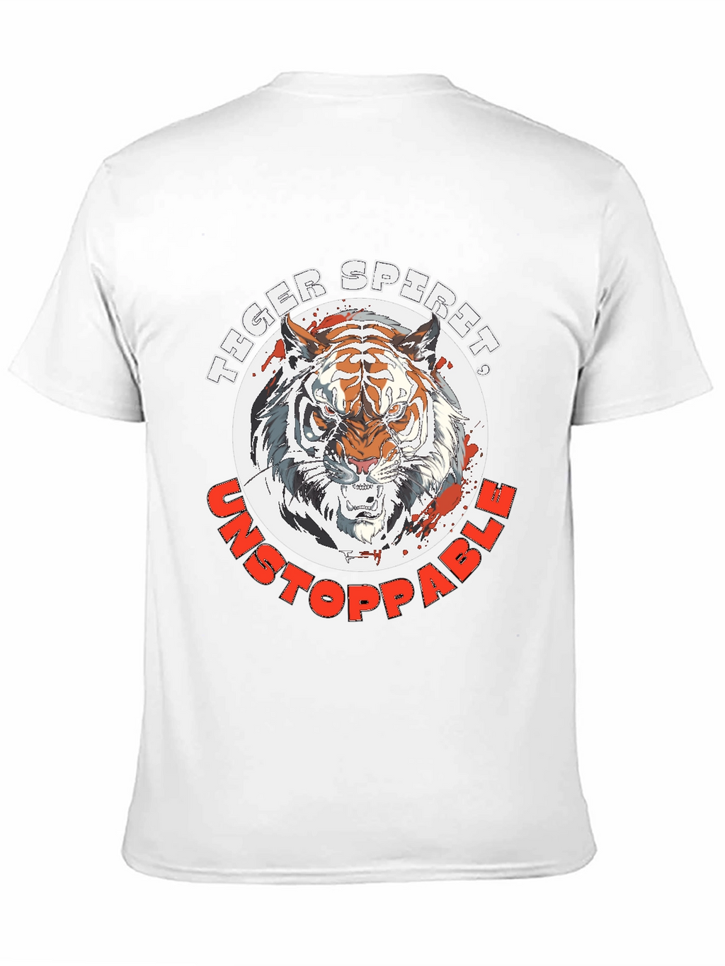 Tiger Spirit T-Shirt - Unstoppable Graphic Tee