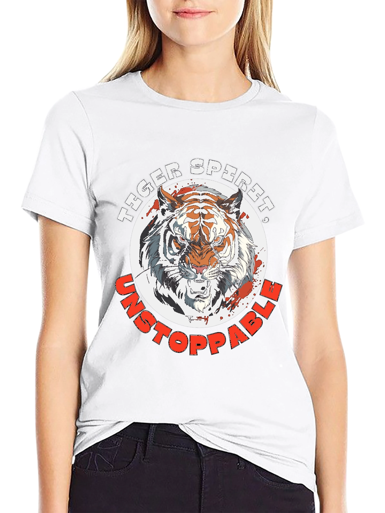Tiger Spirit T-Shirt - Unstoppable Graphic Tee