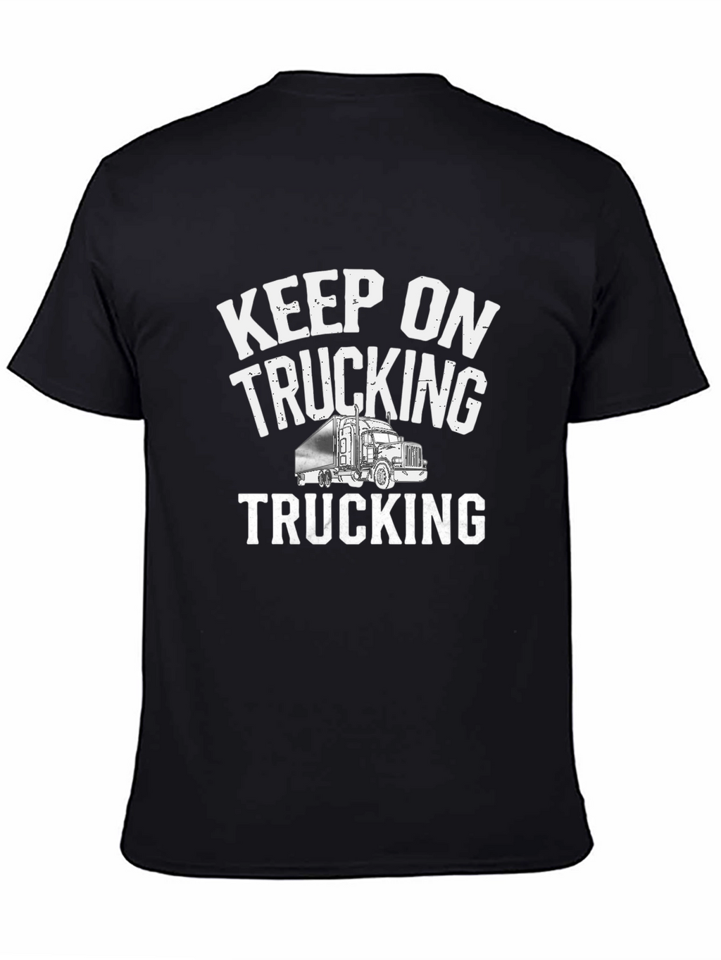 Keep On Trucking Graphic Tee - Black