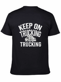 Keep On Trucking Graphic Tee - Black