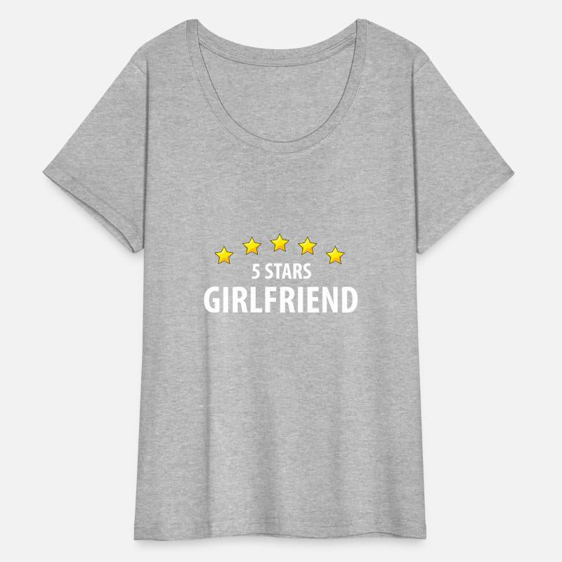 5 Stars Girlfriend - best gift funny shirt