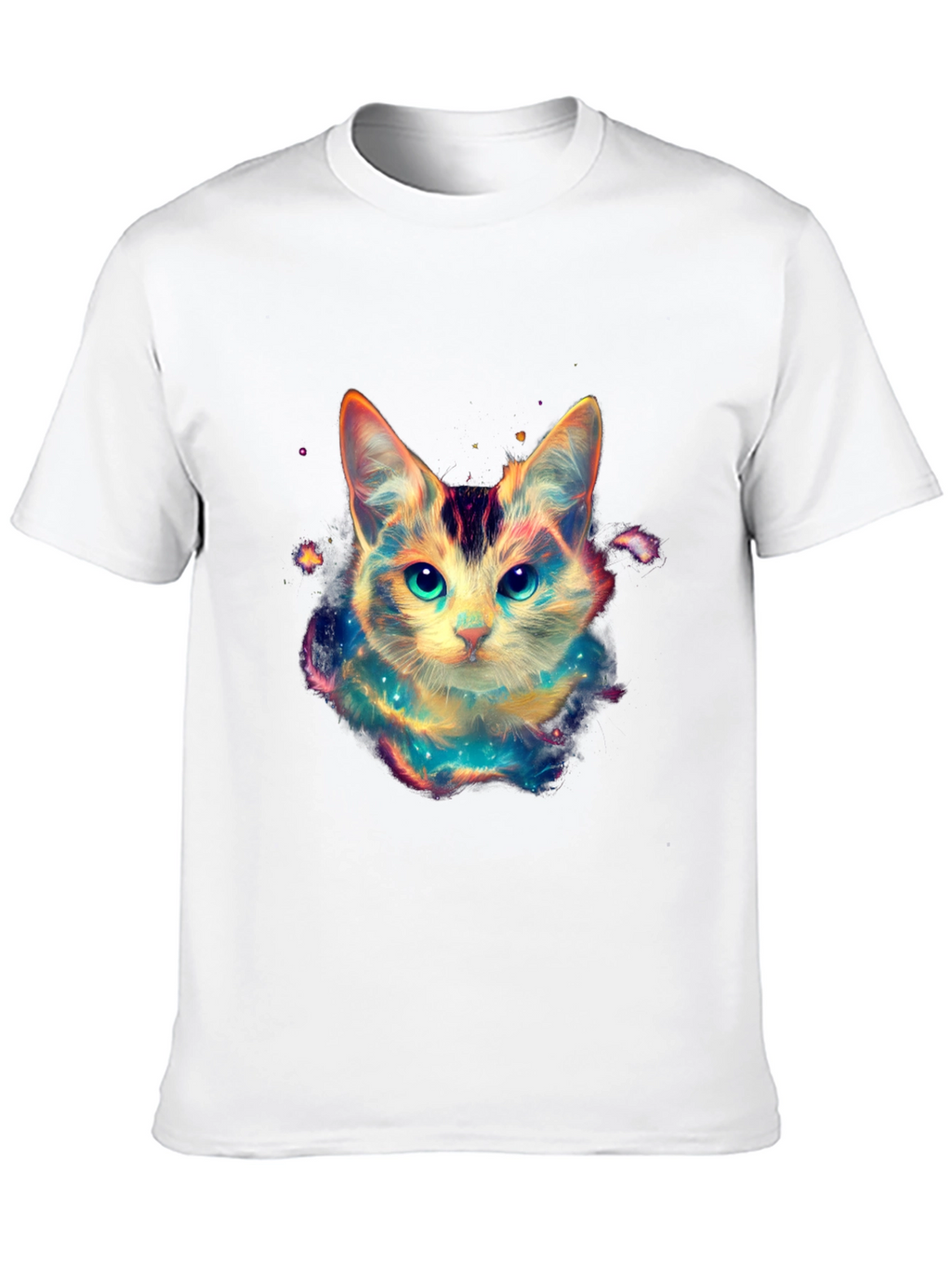 Cosmic Cat Black T-Shirt