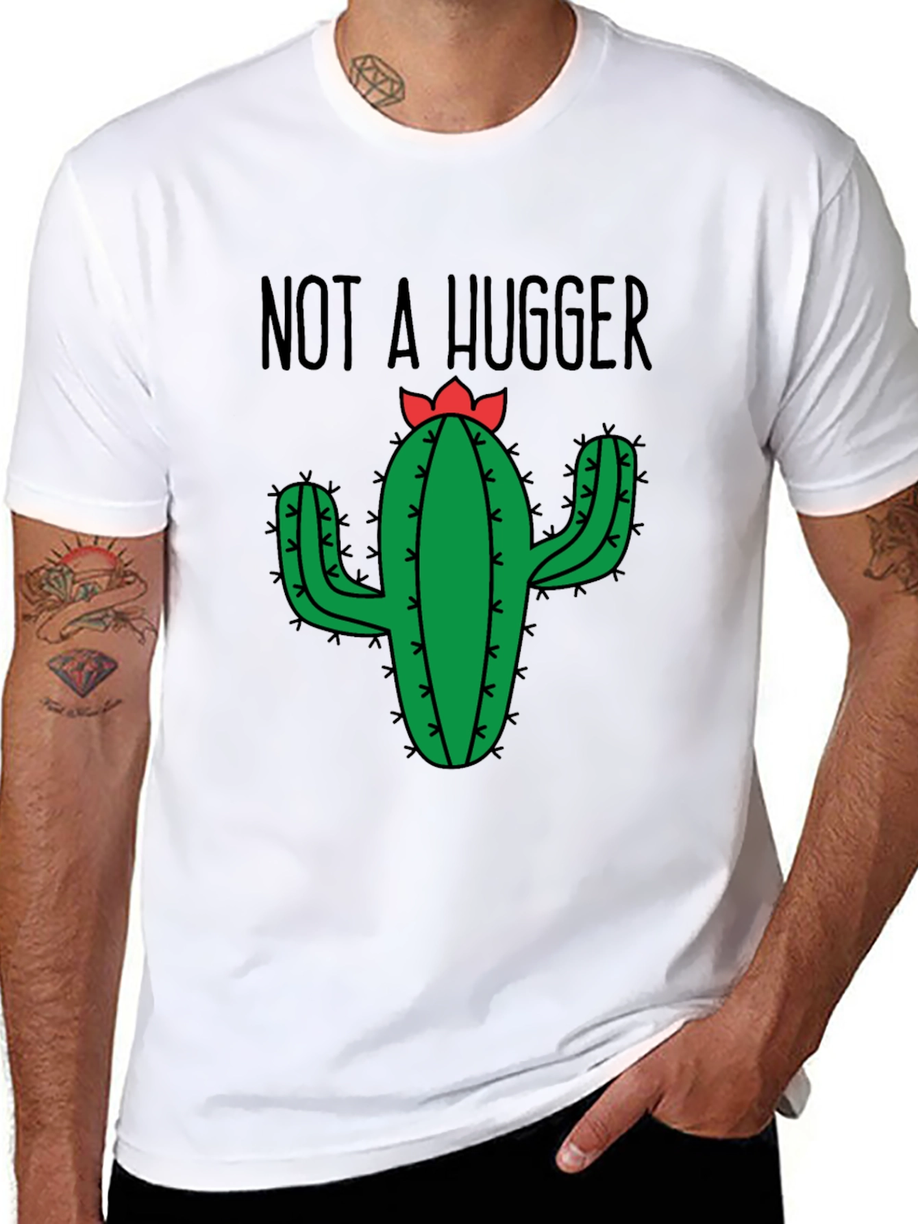 Not a Hugger Cactus T-Shirt