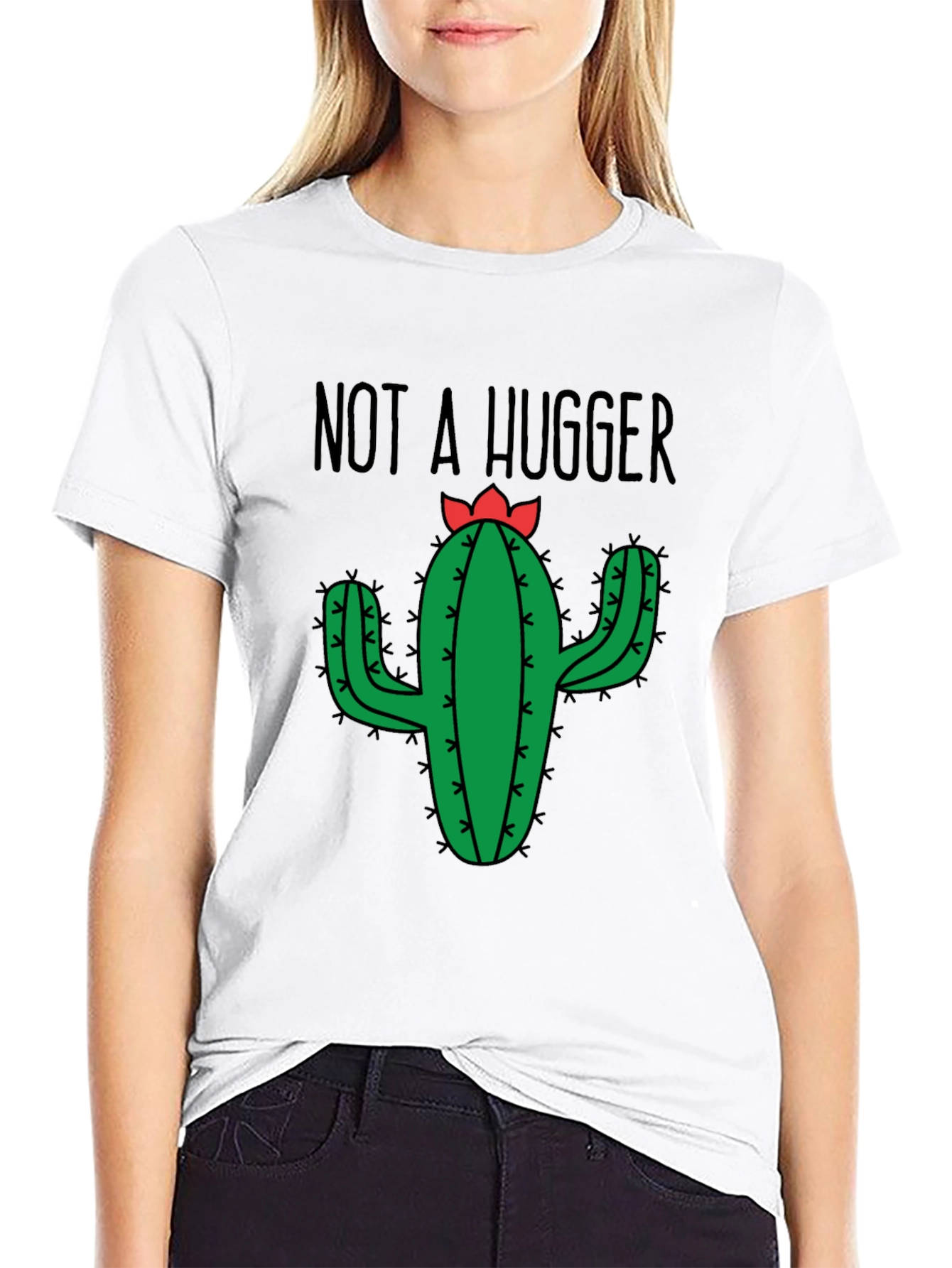 Not a Hugger Cactus T-Shirt