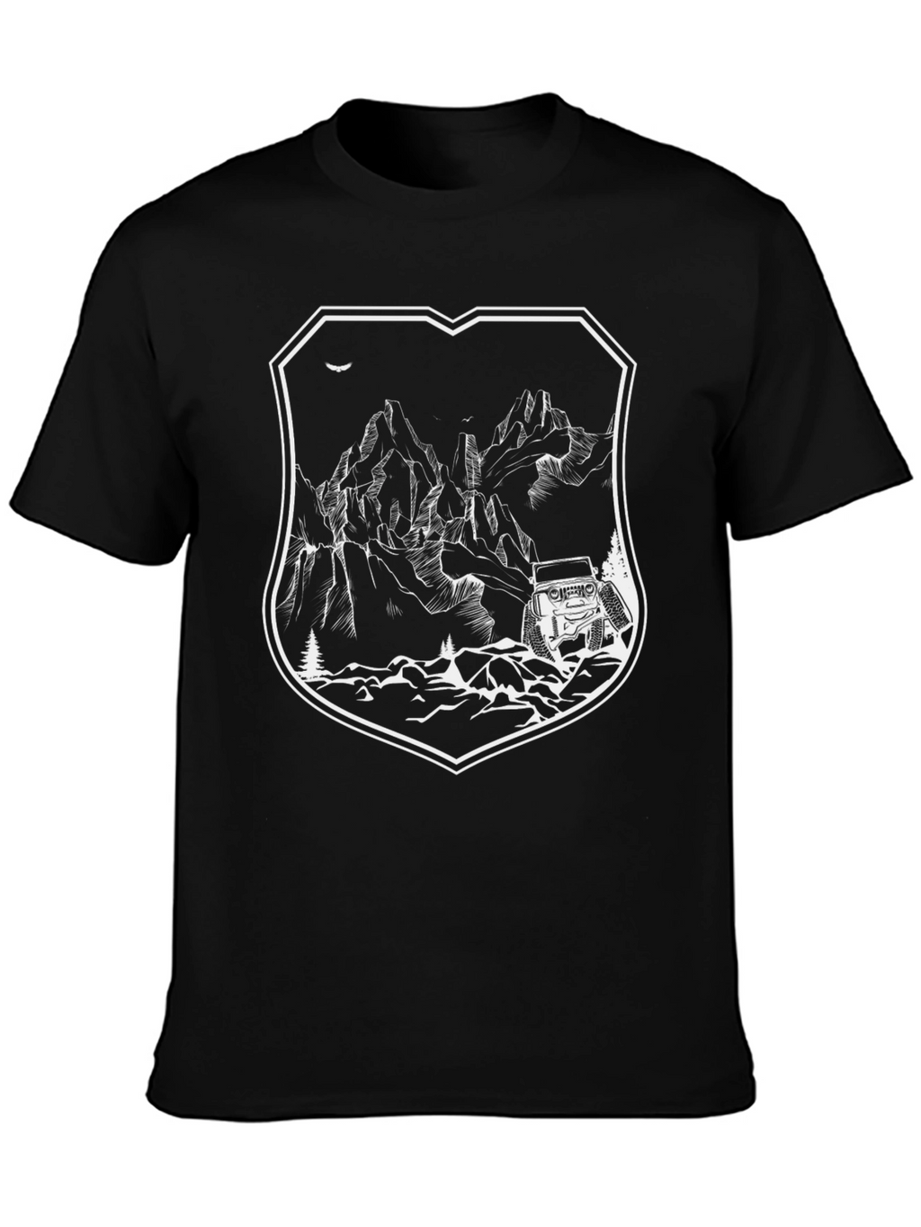 Off-Road Adventure Black T-Shirt
