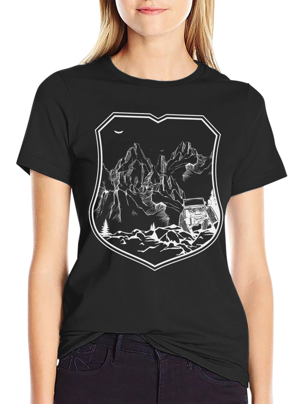 Off-Road Adventure Black T-Shirt