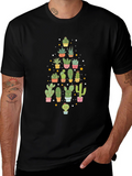 Cactus Lover Black T-Shirt