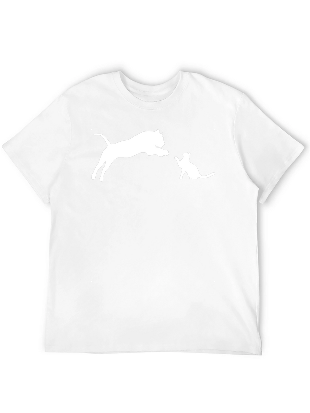 Jumping Cat Black T-Shirt