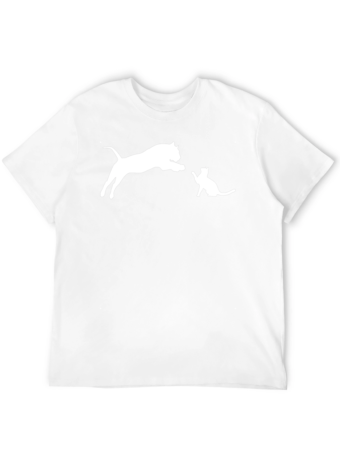 Jumping Cat Black T-Shirt