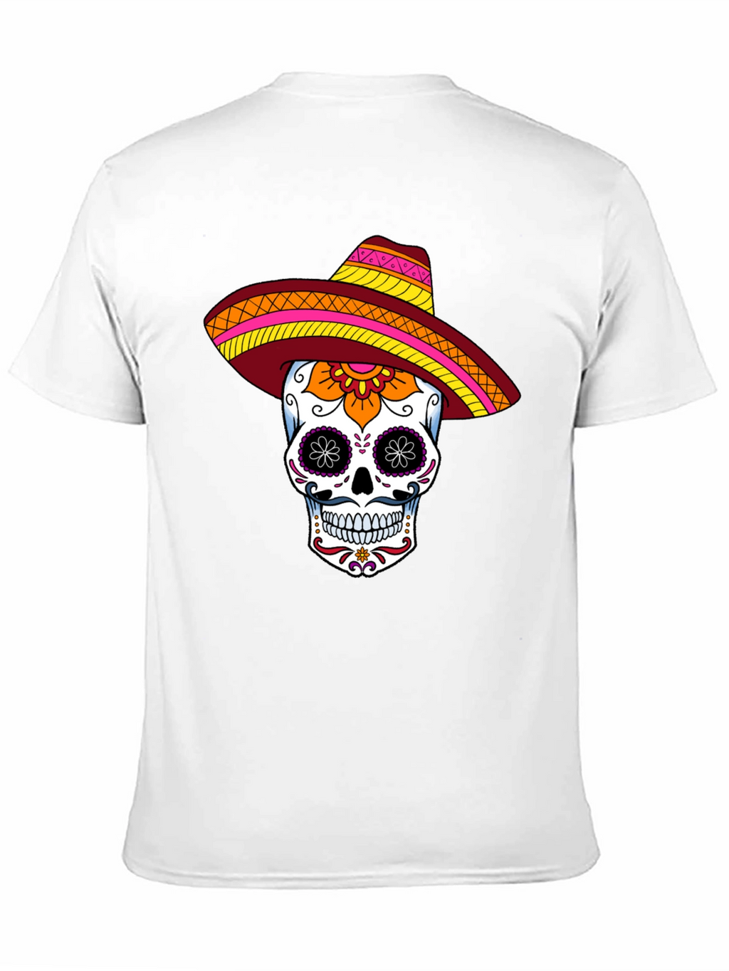 Sugar Skull Sombrero Graphic Tee