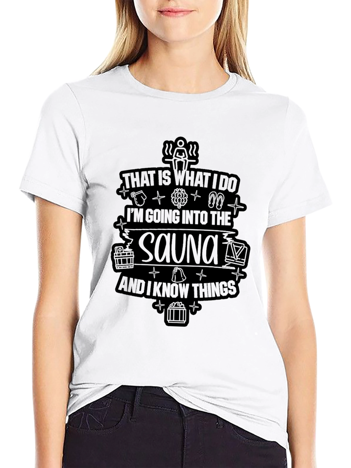 Sauna Lover Black T-Shirt