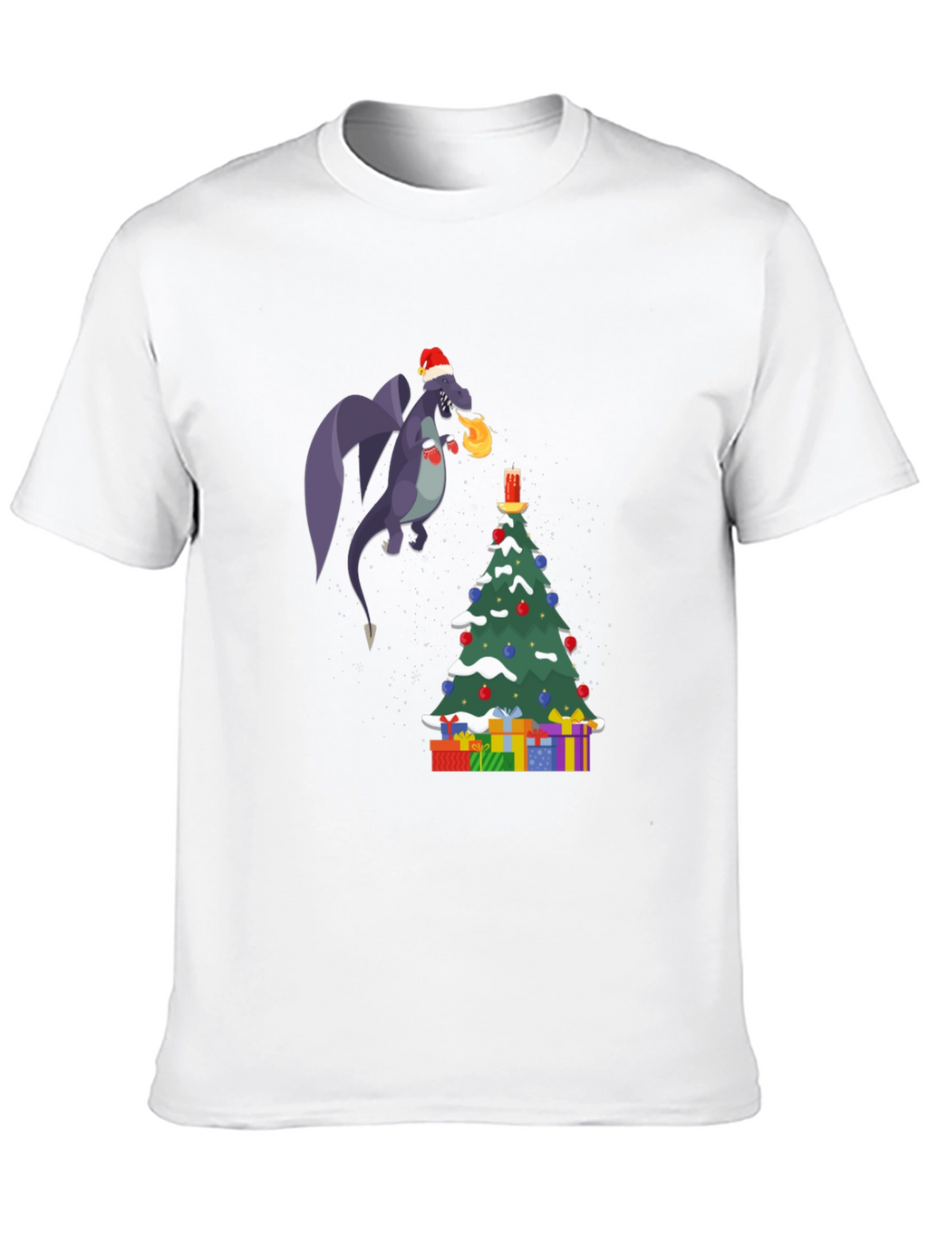 Festive Dragon Christmas T-Shirt