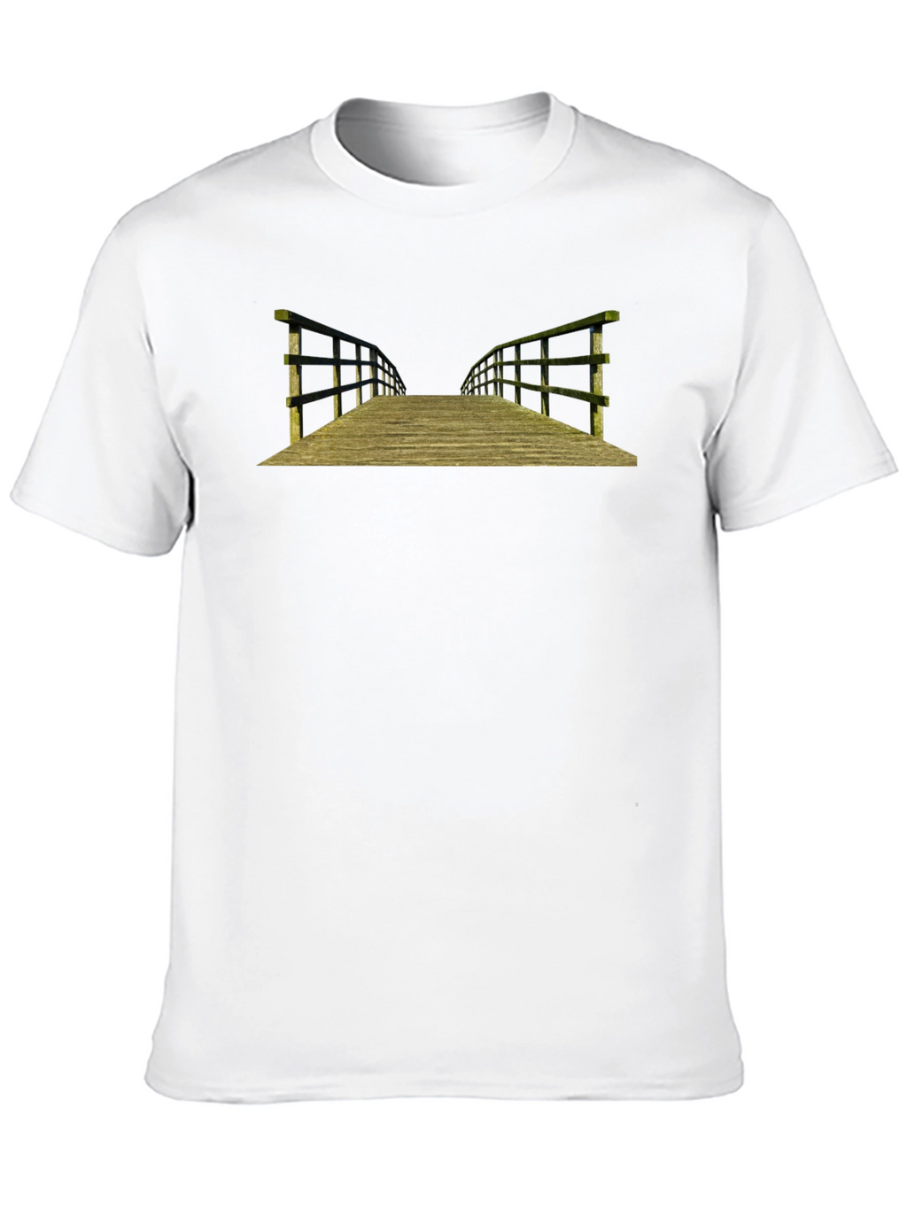 Bridge Graphic T-Shirt - Black Cotton Tee