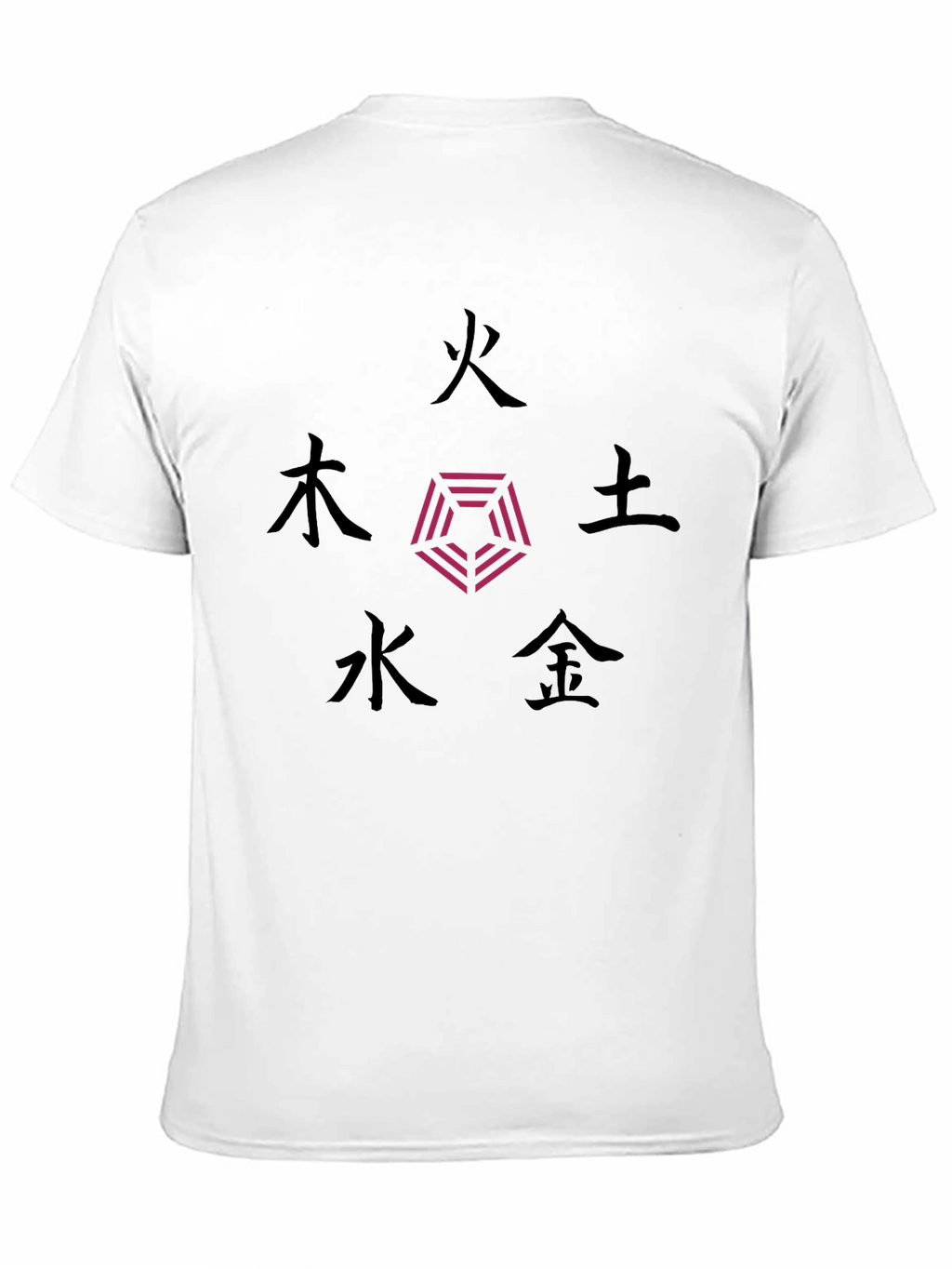 Five Elements Kanji Graphic T-Shirt
