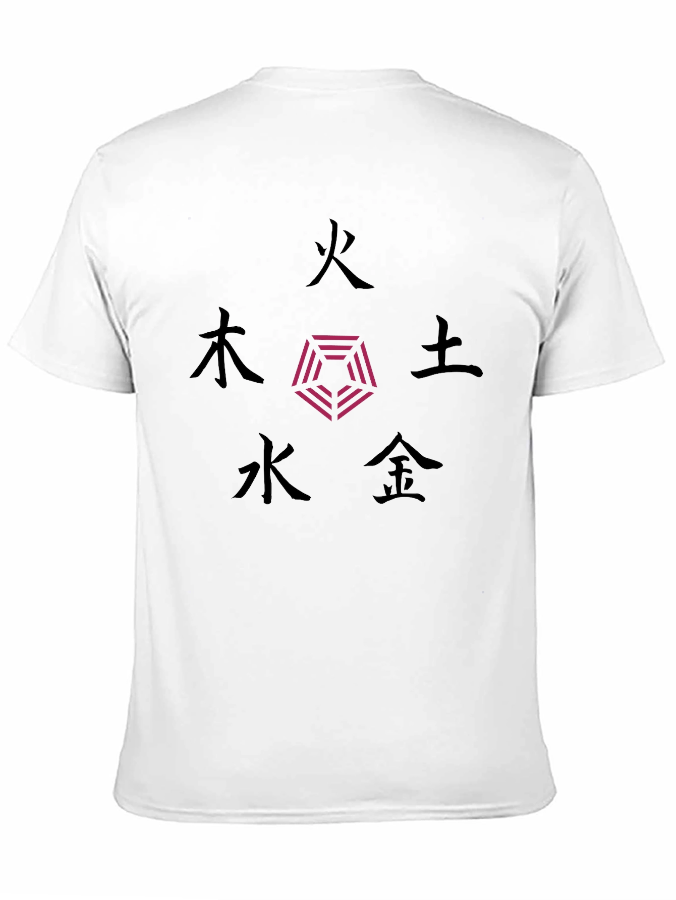 Five Elements Kanji Graphic T-Shirt