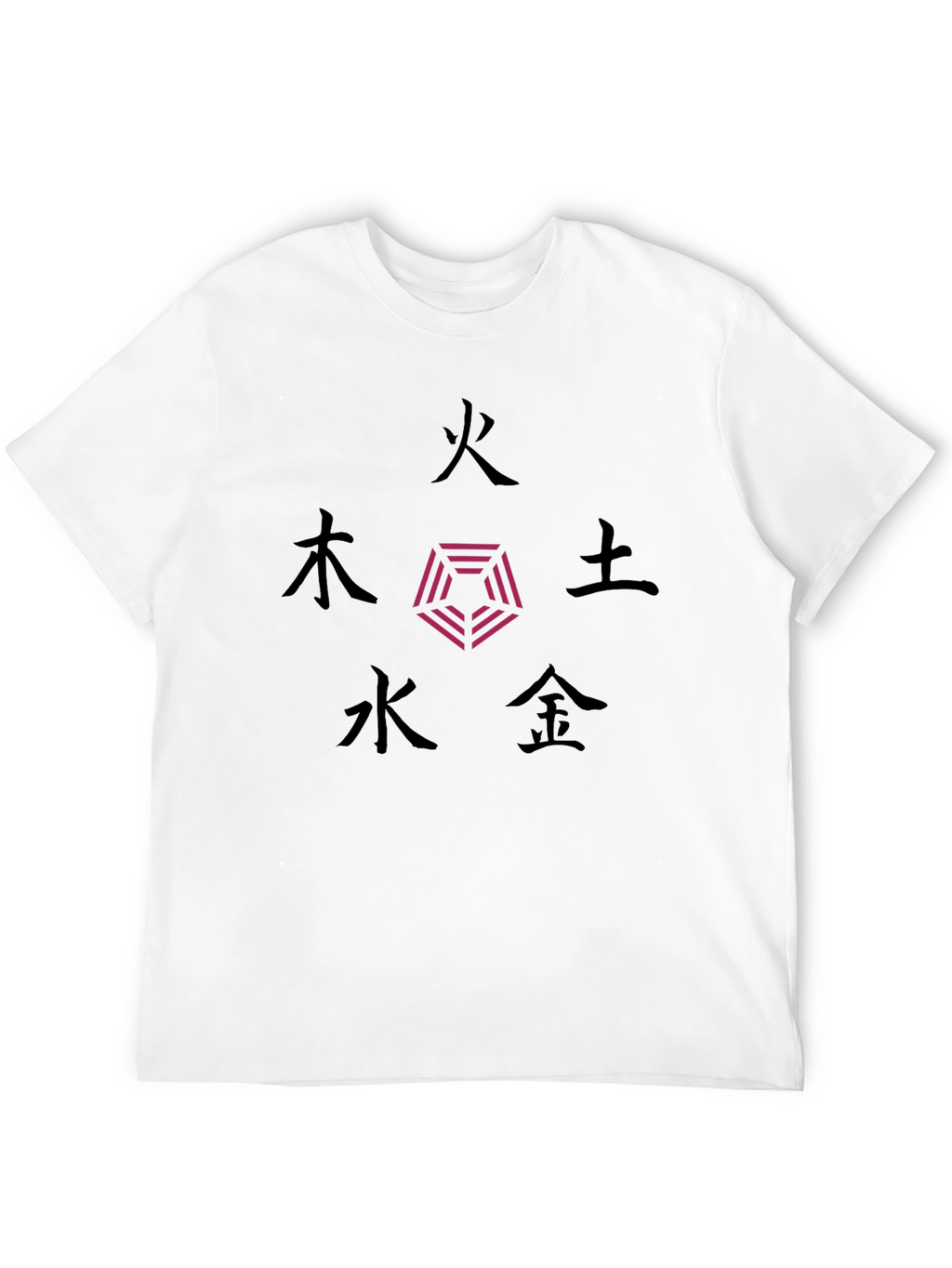 Five Elements Kanji Graphic T-Shirt