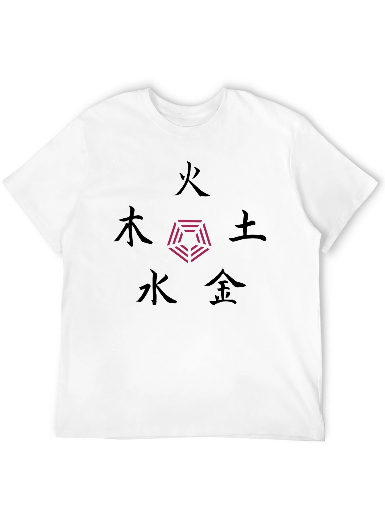 Five Elements Kanji Graphic T-Shirt