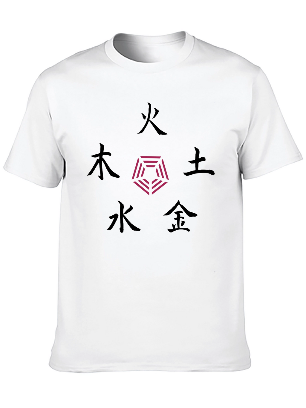 Five Elements Kanji Graphic T-Shirt