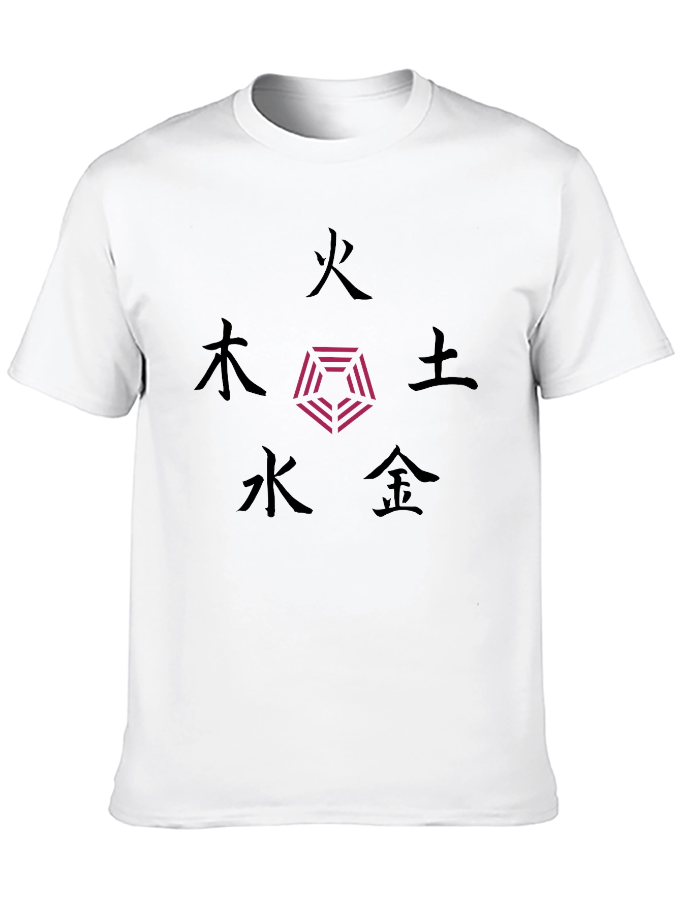 Five Elements Kanji Graphic T-Shirt