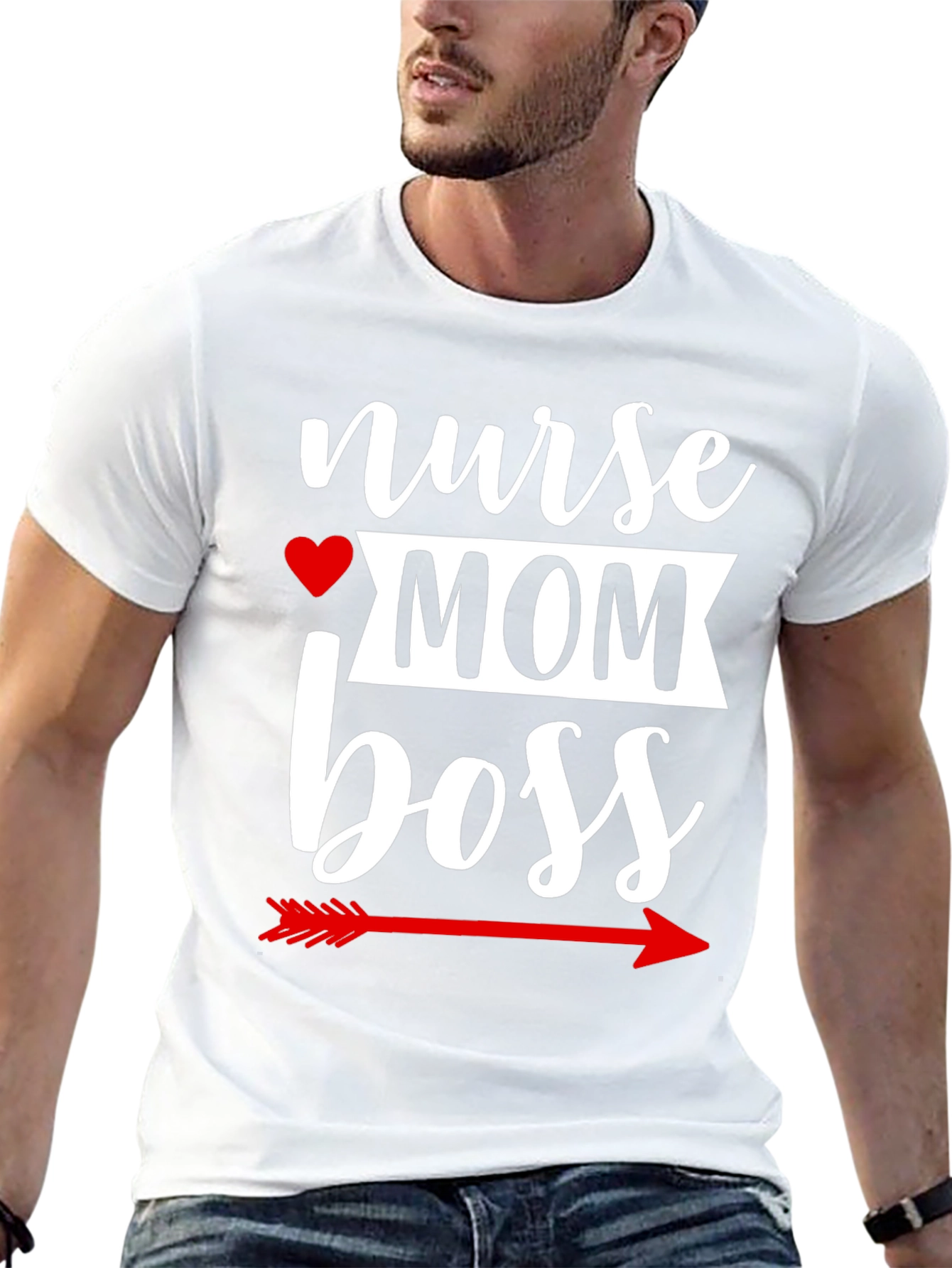 Nurse Mom Boss Graphic T-Shirt