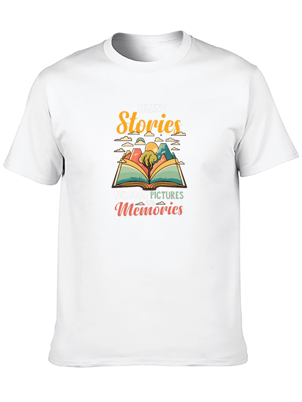 Telling Stories Graphic Tee - Black Unisex T-Shirt