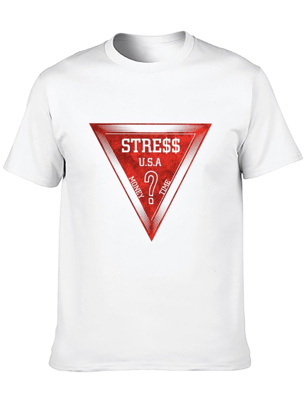 Stress Money Time Tee - Mens Black T-Shirt