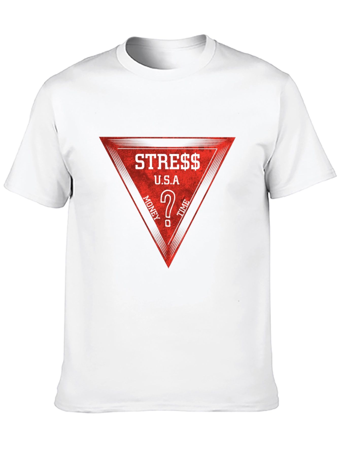 Stress Money Time Tee - Mens Black T-Shirt