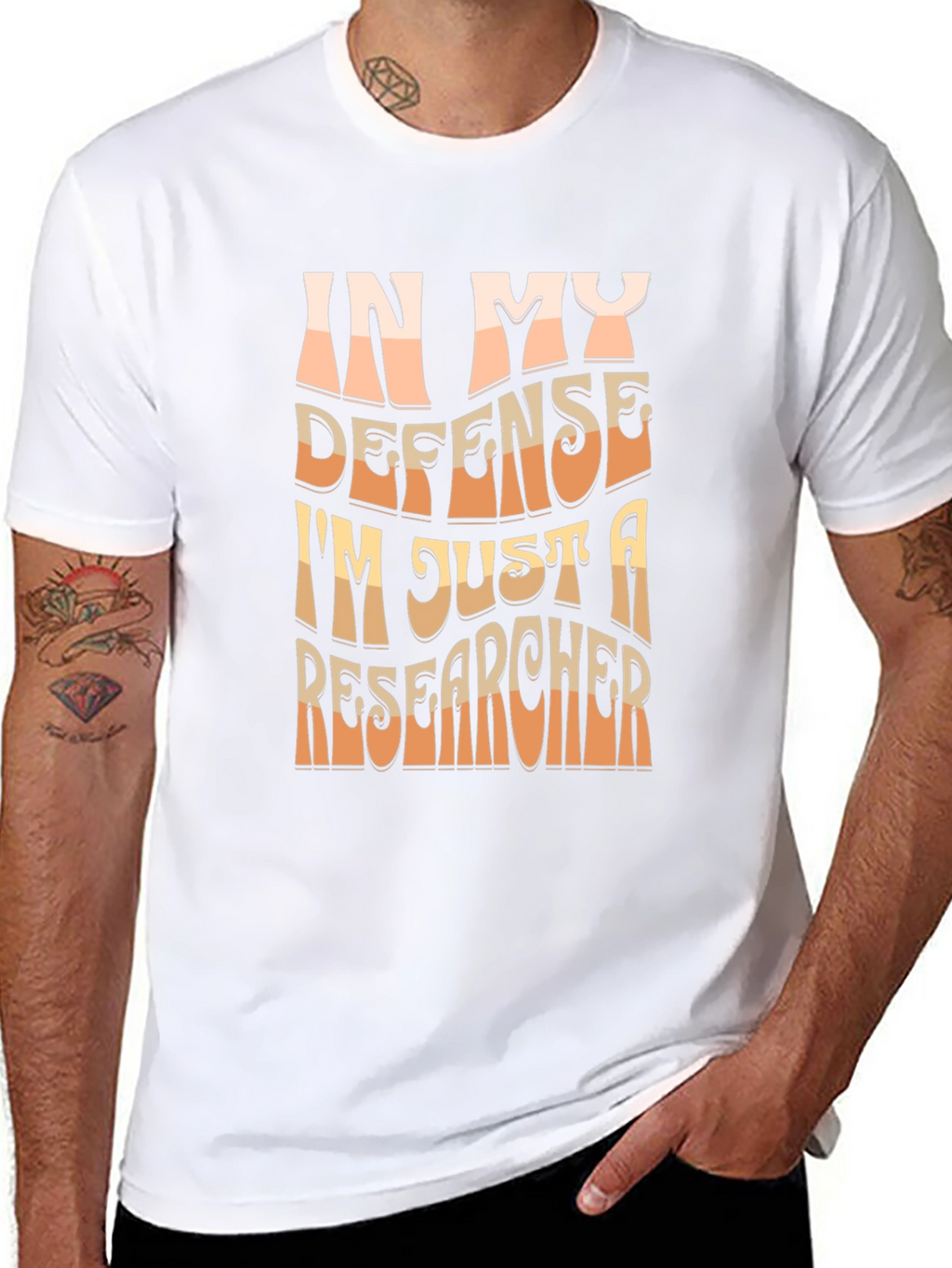 Researcher T-Shirt - In My Defense Funny Tee
