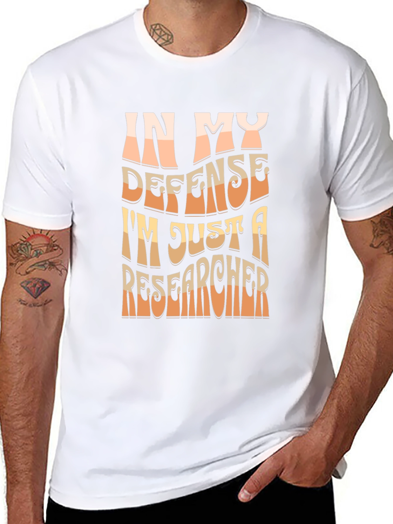 Researcher T-Shirt - In My Defense Funny Tee