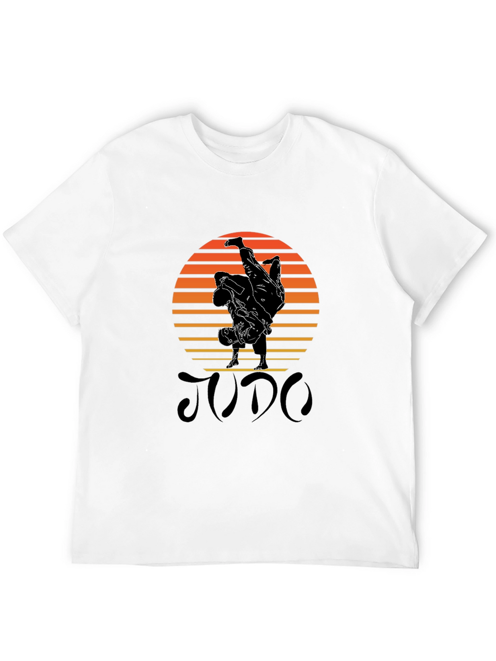 Judo Sunset Black T-Shirt