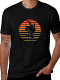 Judo Sunset Black T-Shirt