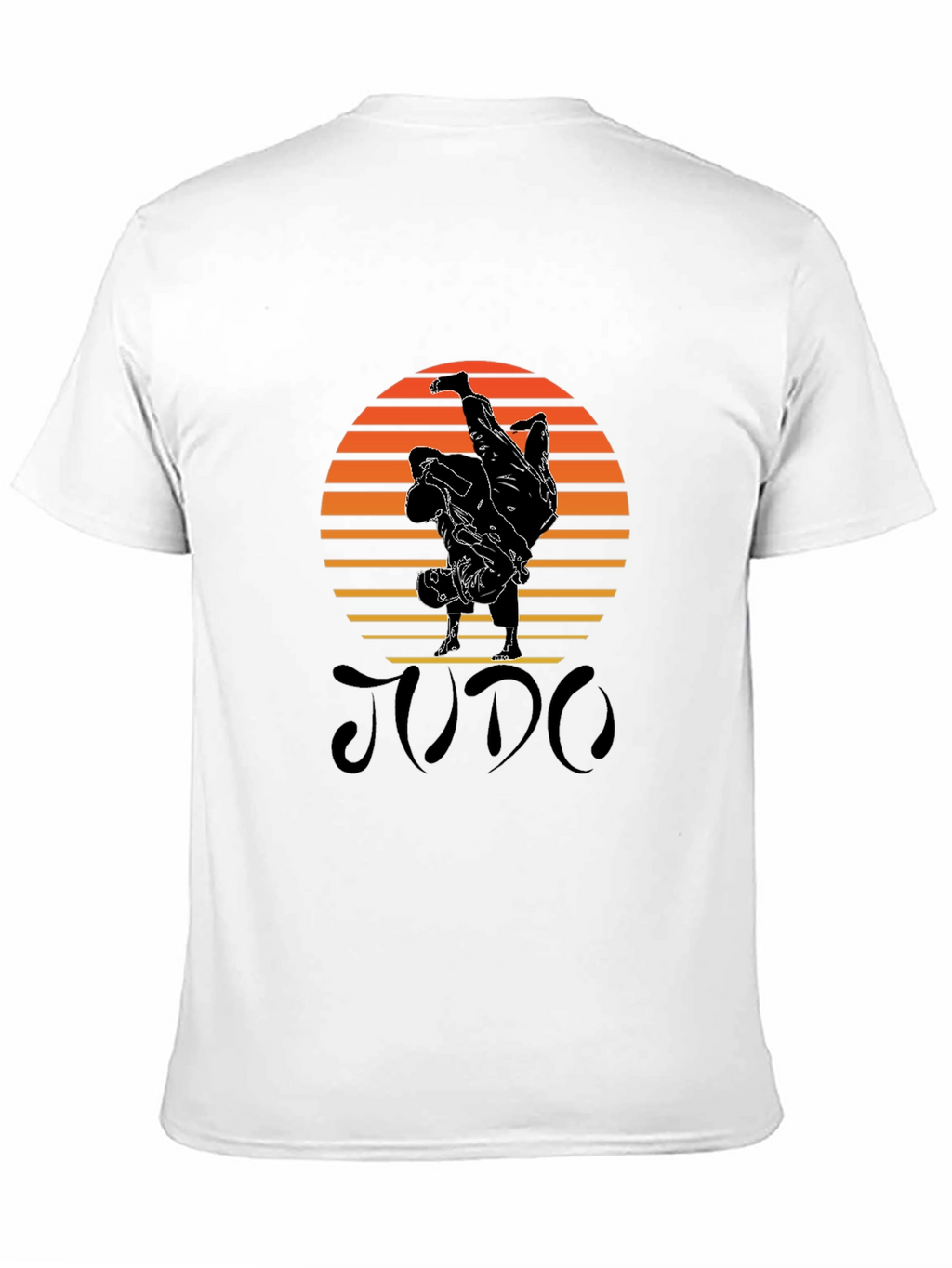 Judo Sunset Black T-Shirt