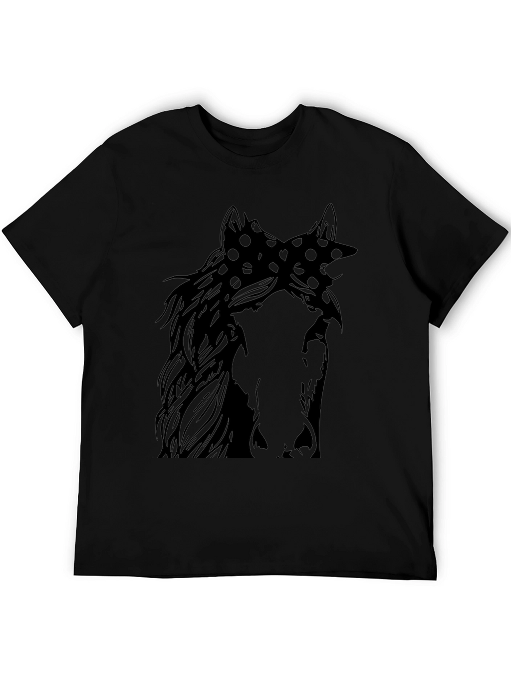 Horse Bandana Graphic Tee - Unisex Black T-Shirt