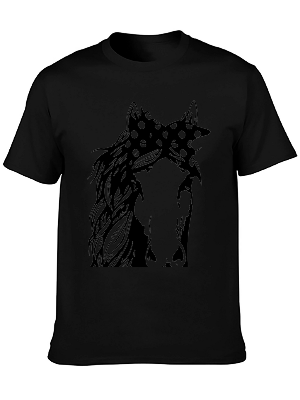 Horse Bandana Graphic Tee - Unisex Black T-Shirt